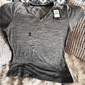 Under Armour Women's Gray V-Neck Top